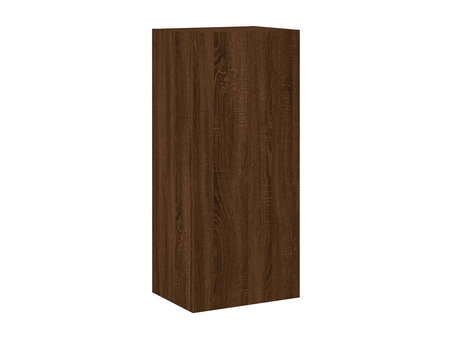 Berkfield TV Wall Cabinet Brown Oak 40.5x30x90 cm Engineered Wood