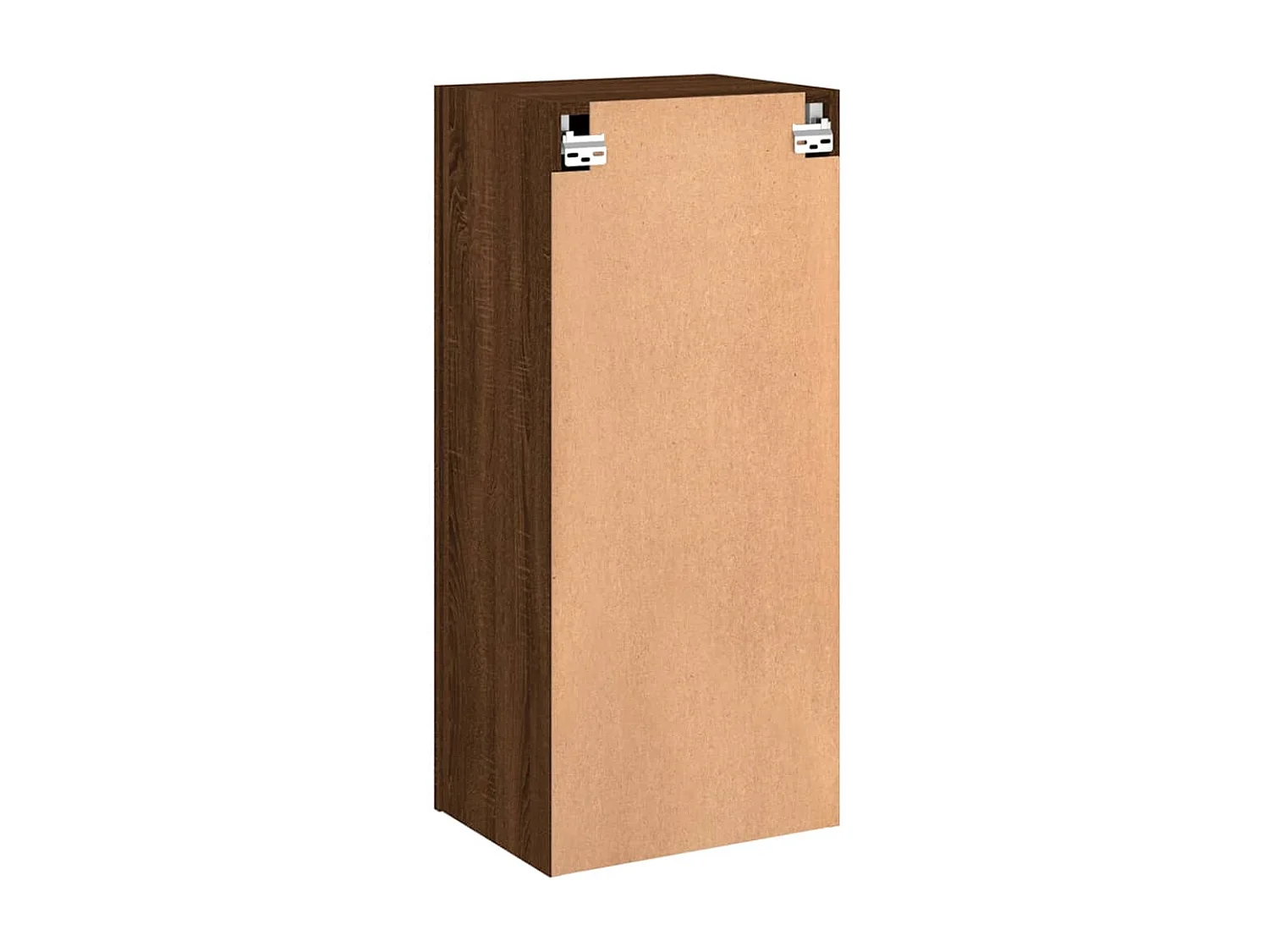 Berkfield TV Wall Cabinet Brown Oak 40.5x30x90 cm Engineered Wood