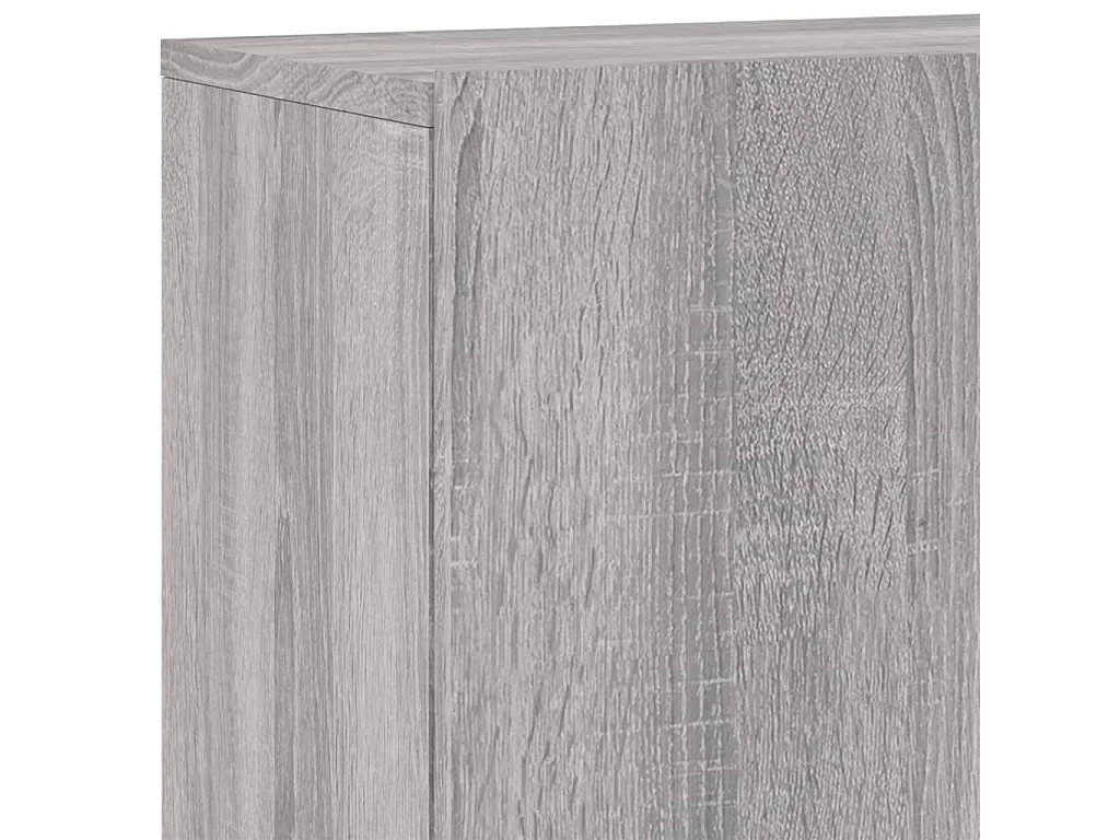 Berkfield TV Cabinet Wall-mounted Grey Sonoma 100x30x41 cm