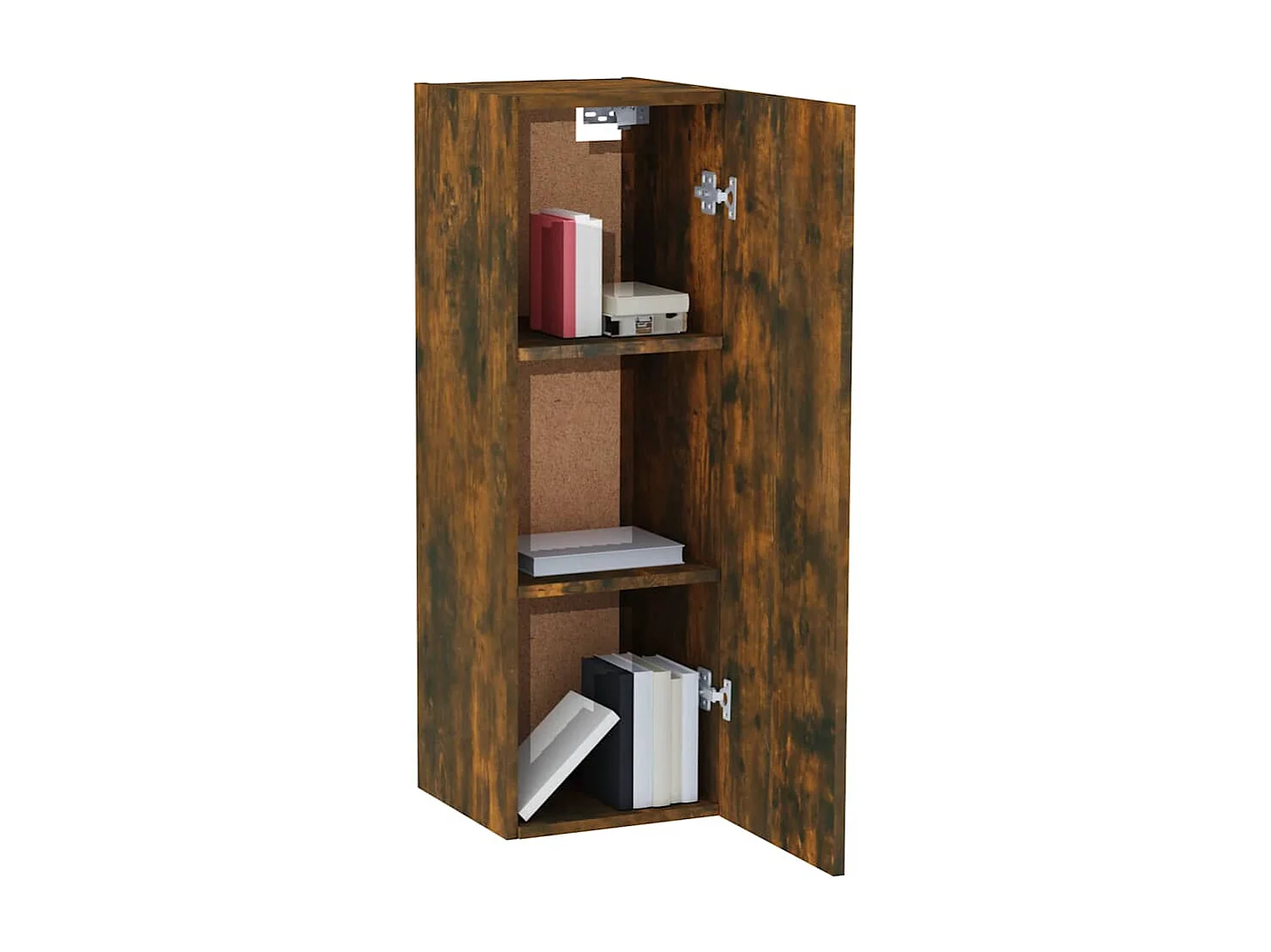 Berkfield TV Cabinet Smoked Oak 30.5x30x90 cm Engineered Wood