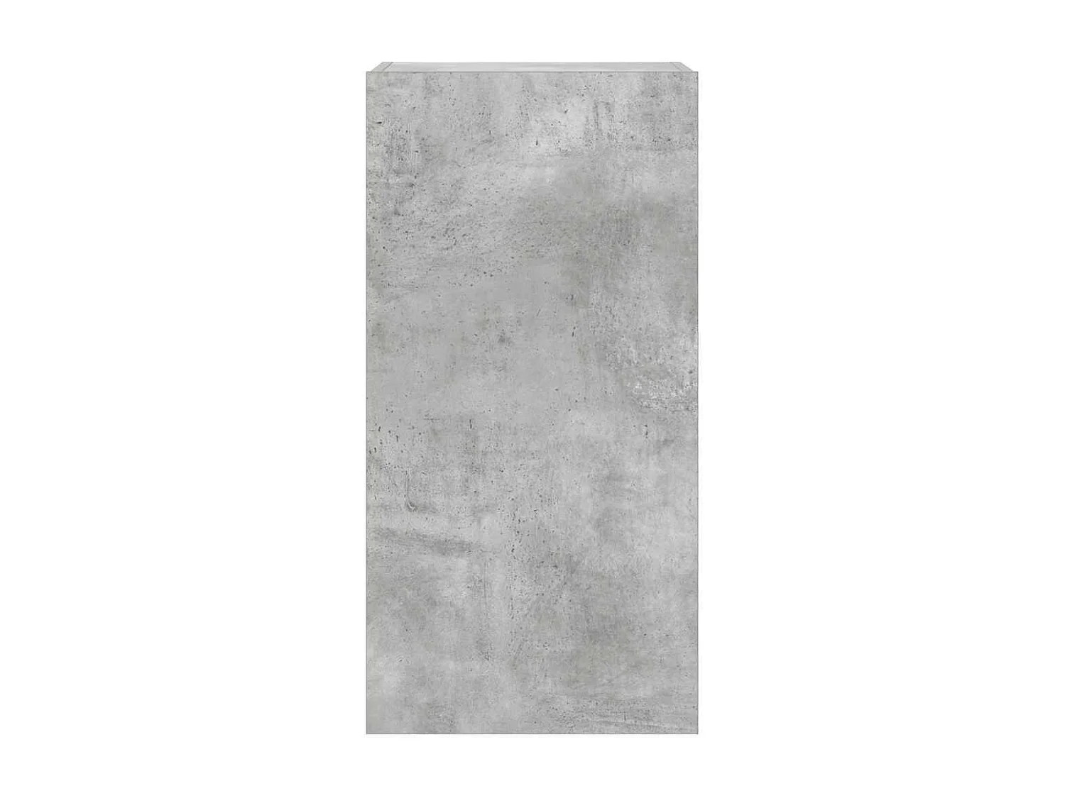 Berkfield TV Wall Cabinet with LED Lights Concrete Grey 40.5x35x80 cm