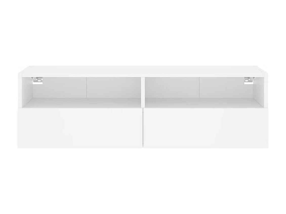 Berkfield TV Wall Cabinet White 100x30x30 cm Engineered Wood