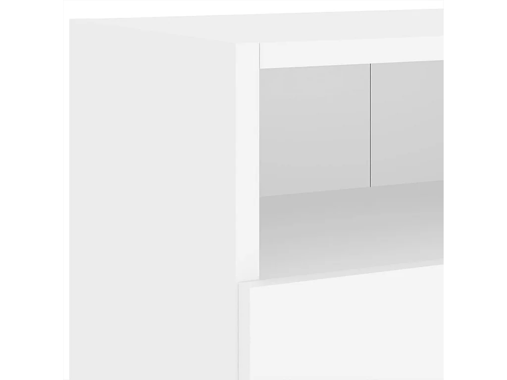 Berkfield TV Wall Cabinet White 100x30x30 cm Engineered Wood