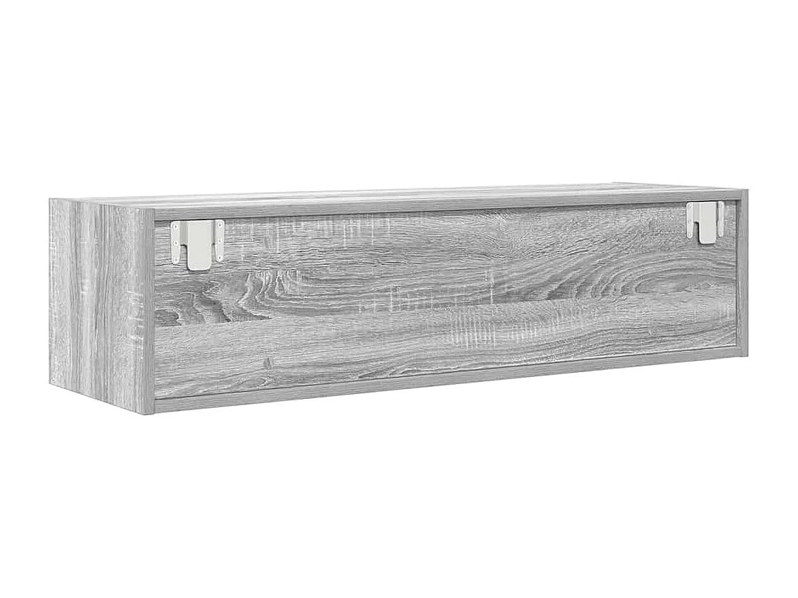 Berkfield TV Cabinet Grey Sonoma 100x31x25.5 cm Engineered Wood
