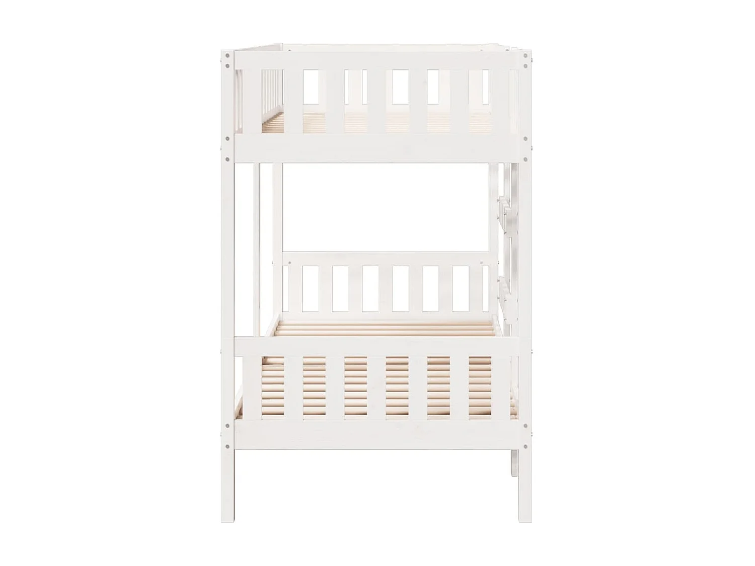 Berkfield Bunk Bed White 75x190 cm Solid Wood Pine