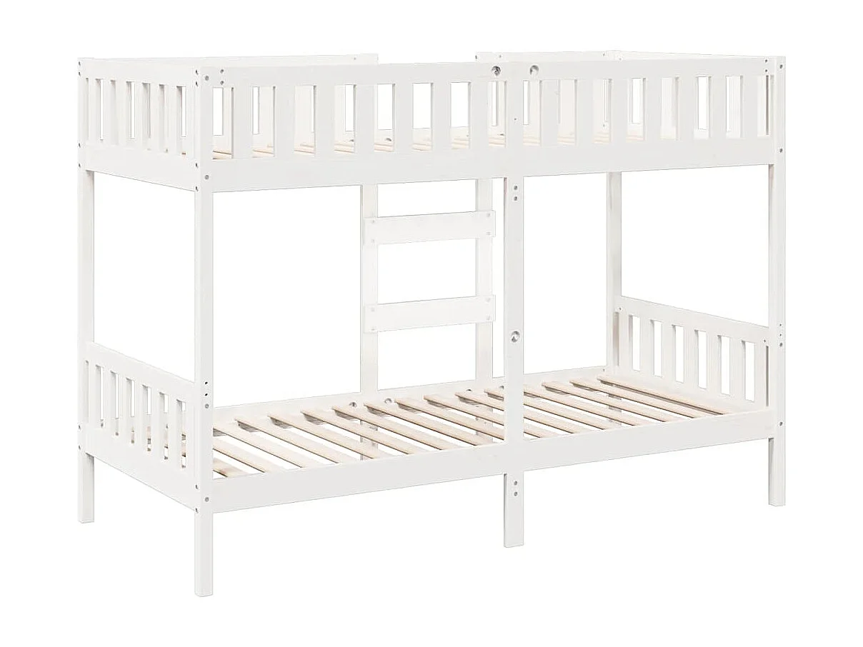 Berkfield Bunk Bed White 75x190 cm Solid Wood Pine