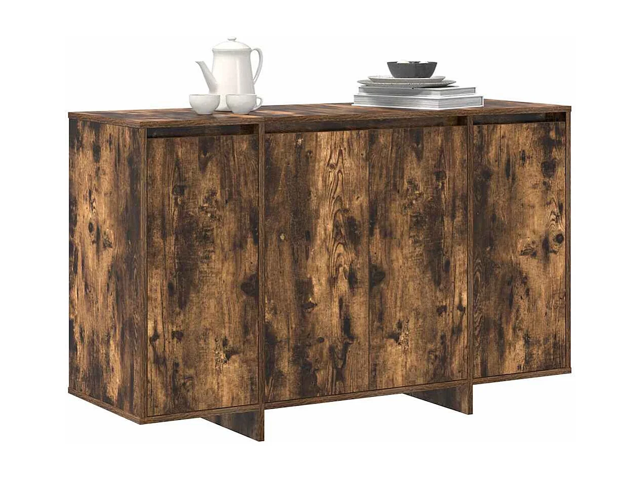 Berkfield Sideboard Smoked oak 120 x 41 x 75 cm Engineered wood
