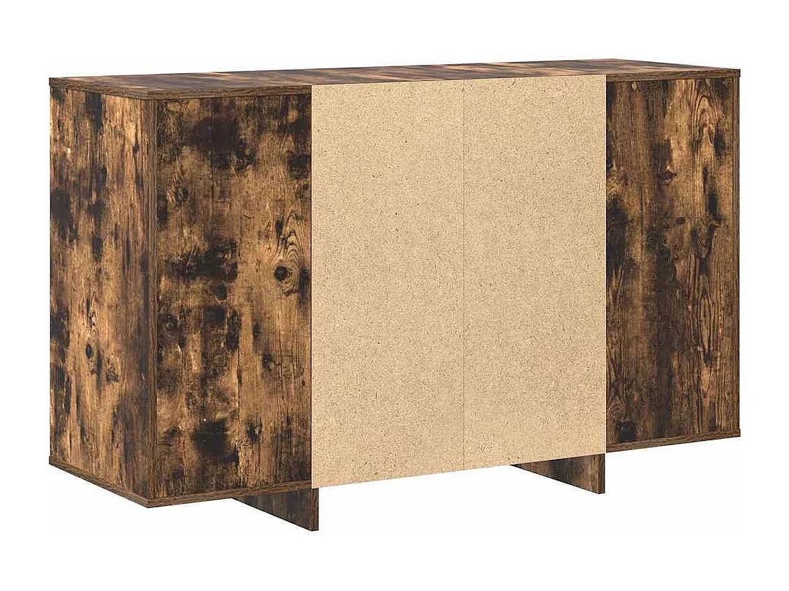 Berkfield Sideboard Smoked oak 120 x 41 x 75 cm Engineered wood