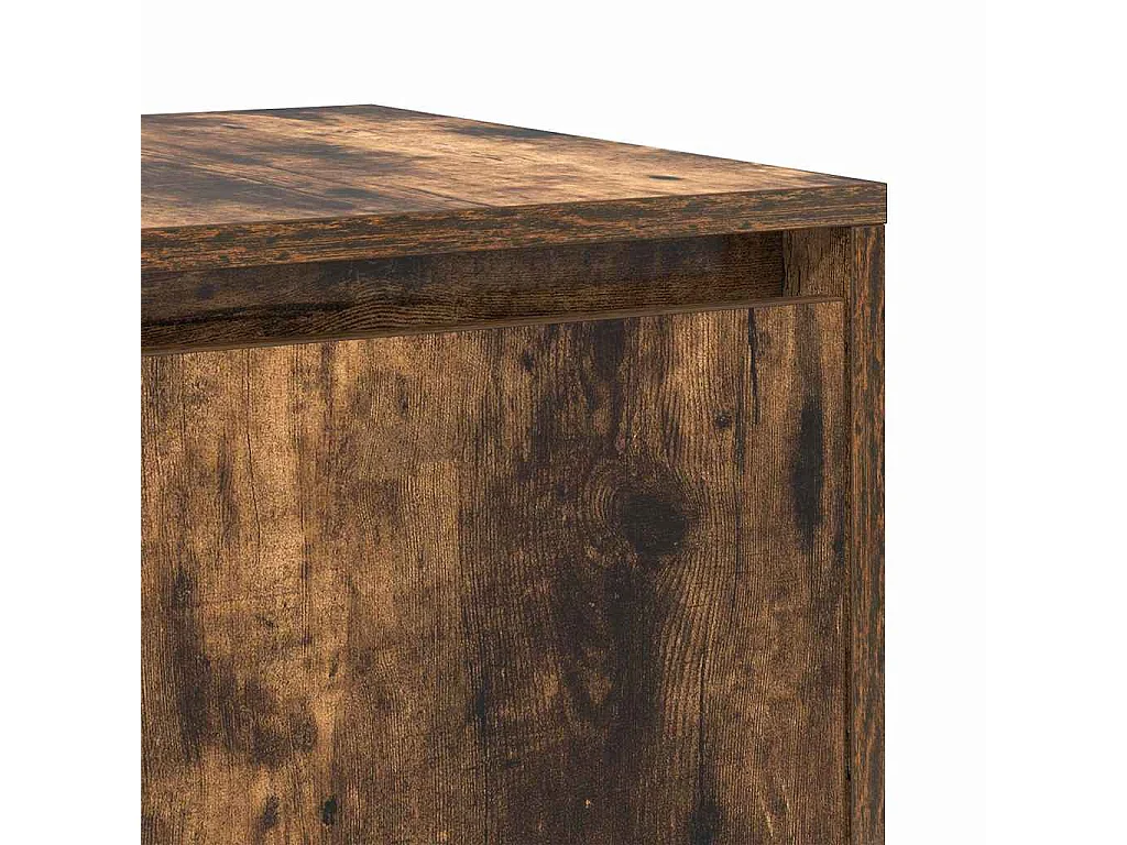 Berkfield Sideboard Smoked oak 120 x 41 x 75 cm Engineered wood