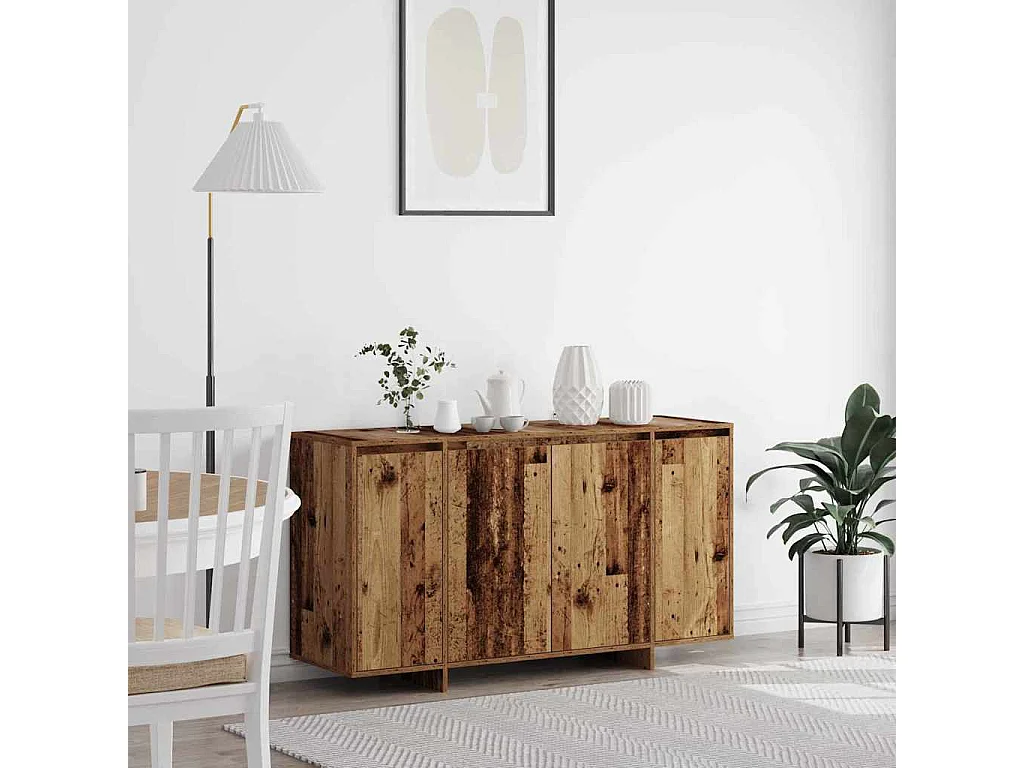Berkfield Sideboard Old Wood 135 x 41 x 75 cm Engineered Wood