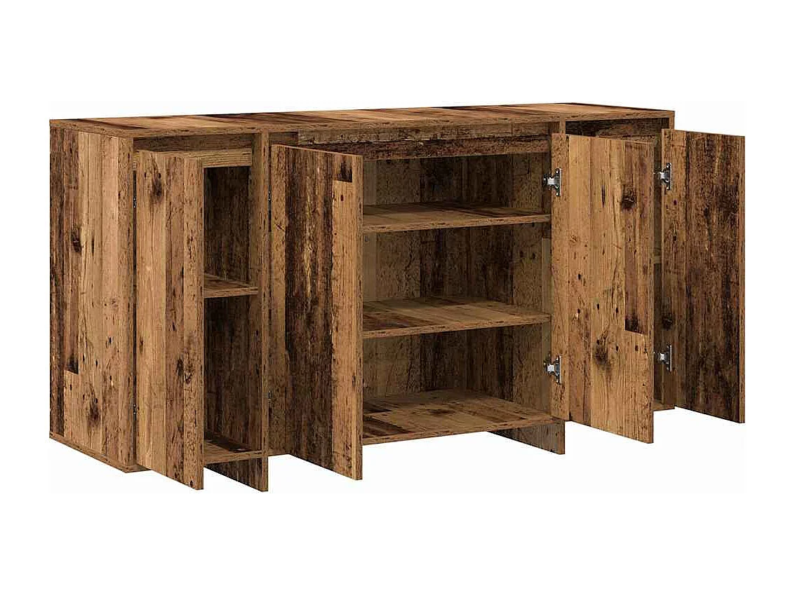 Berkfield Sideboard Old Wood 135 x 41 x 75 cm Engineered Wood