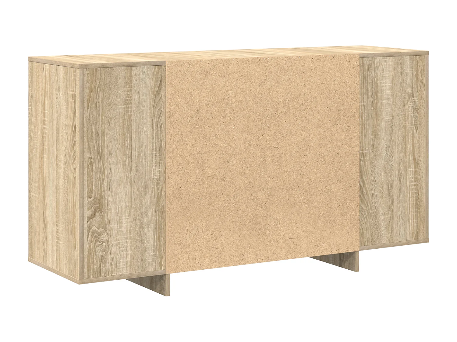 Berkfield Sideboard Sonoma Oak 135 x 41 x 75 cm Engineered Wood