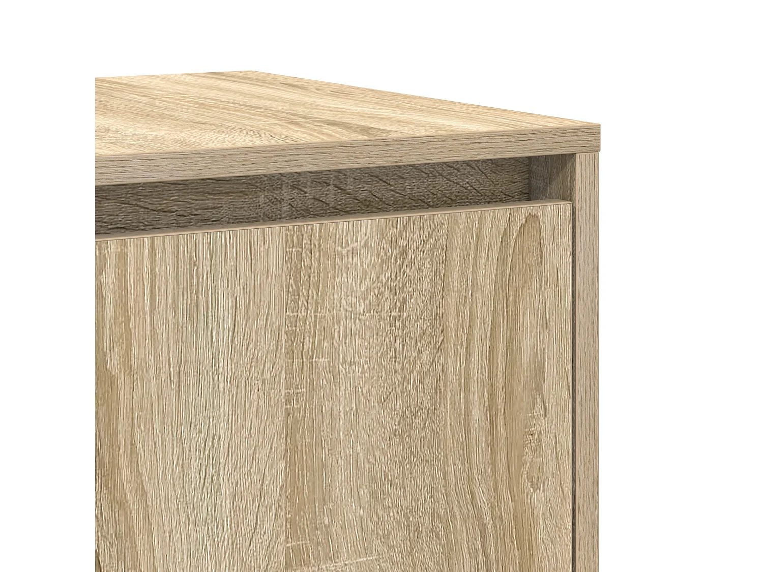 Berkfield Sideboard Sonoma Oak 135 x 41 x 75 cm Engineered Wood