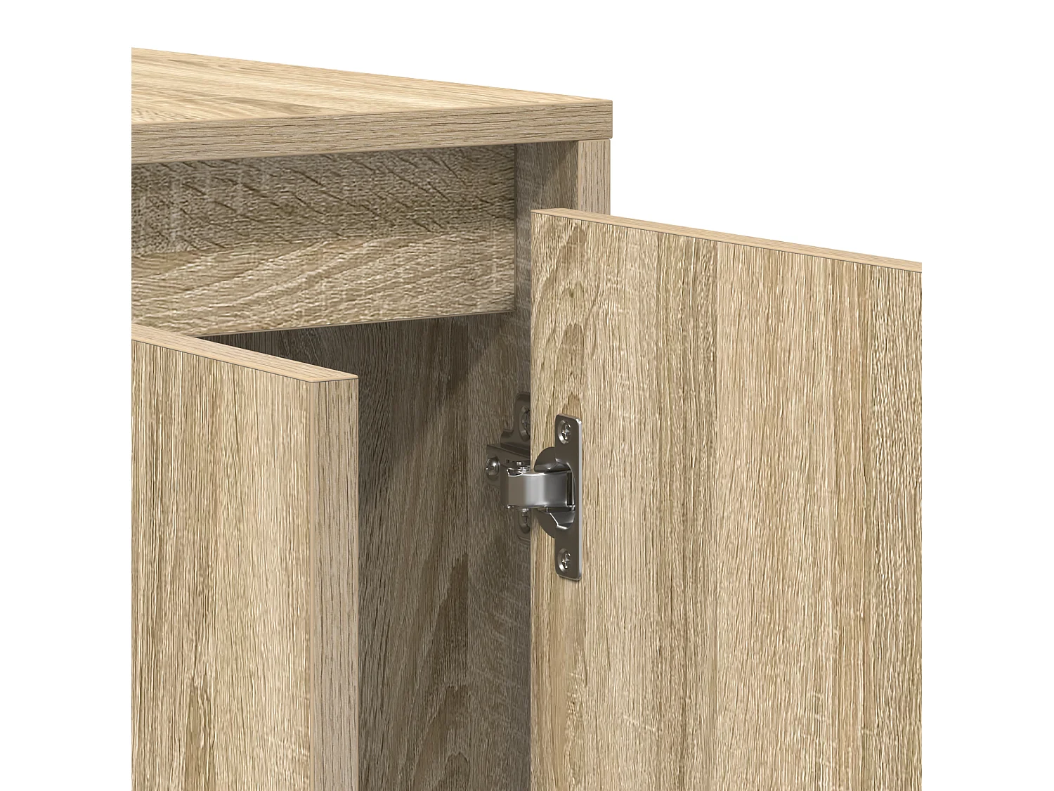 Berkfield Sideboard Sonoma Oak 135 x 41 x 75 cm Engineered Wood