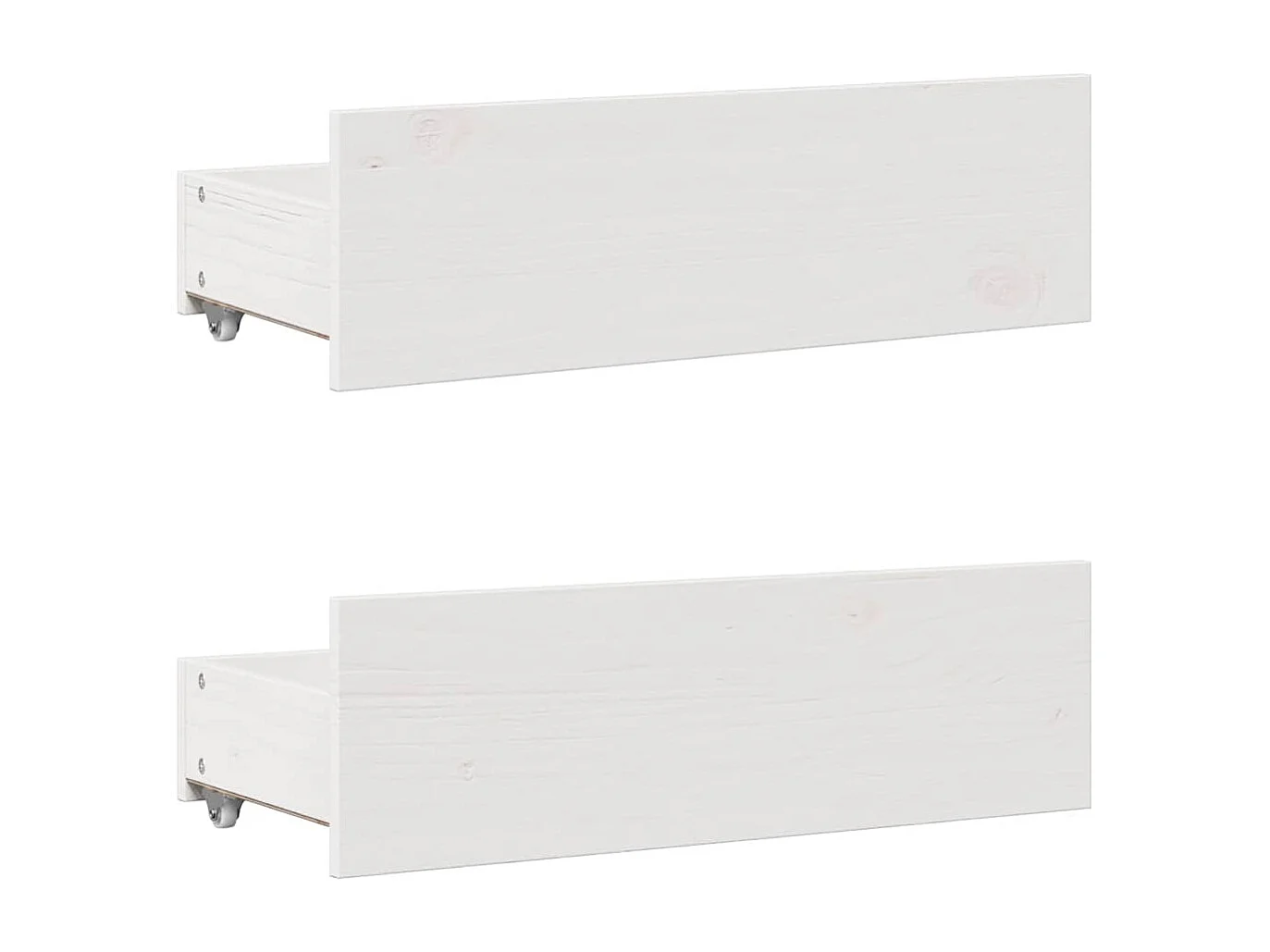 Berkfield Bed Frame without Mattress with Drawers White 140x190 cm Solid Wood Pine