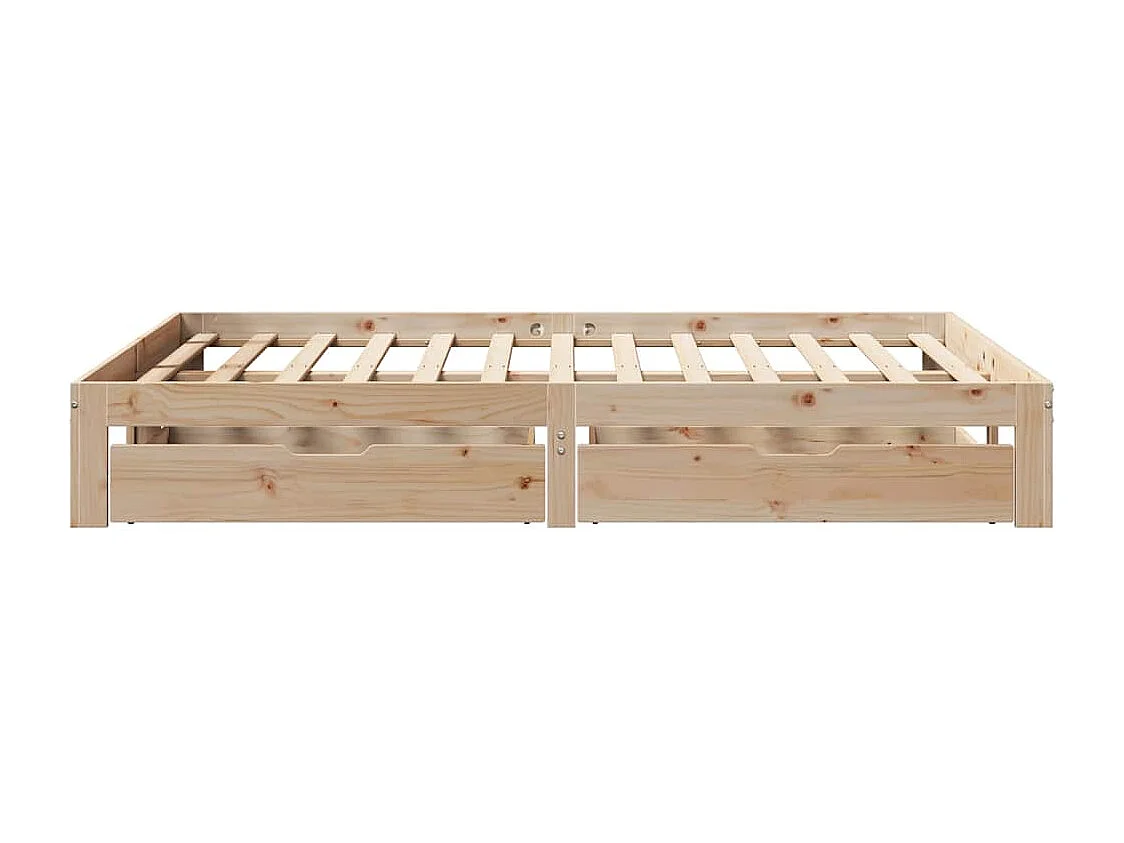 Berkfield Bed Frame with Drawers without Mattress 160x200 cm
