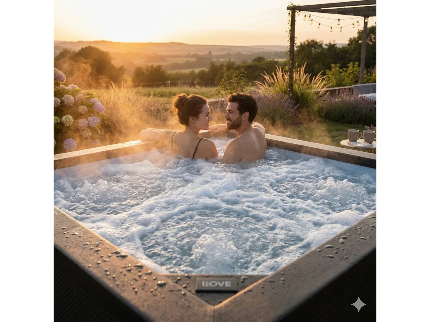 Wave Garda | 4-6 Person Eco Foam Hot Tub | Integrated Heater