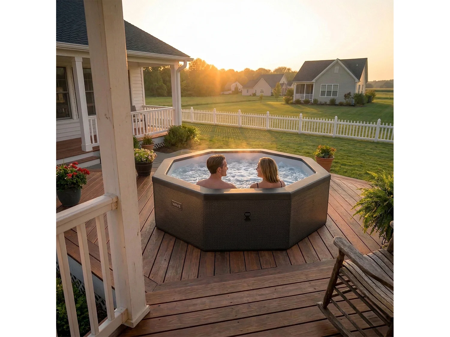 Wave Como | 6-Person Eco Foam Hot Tub | Integrated Heater