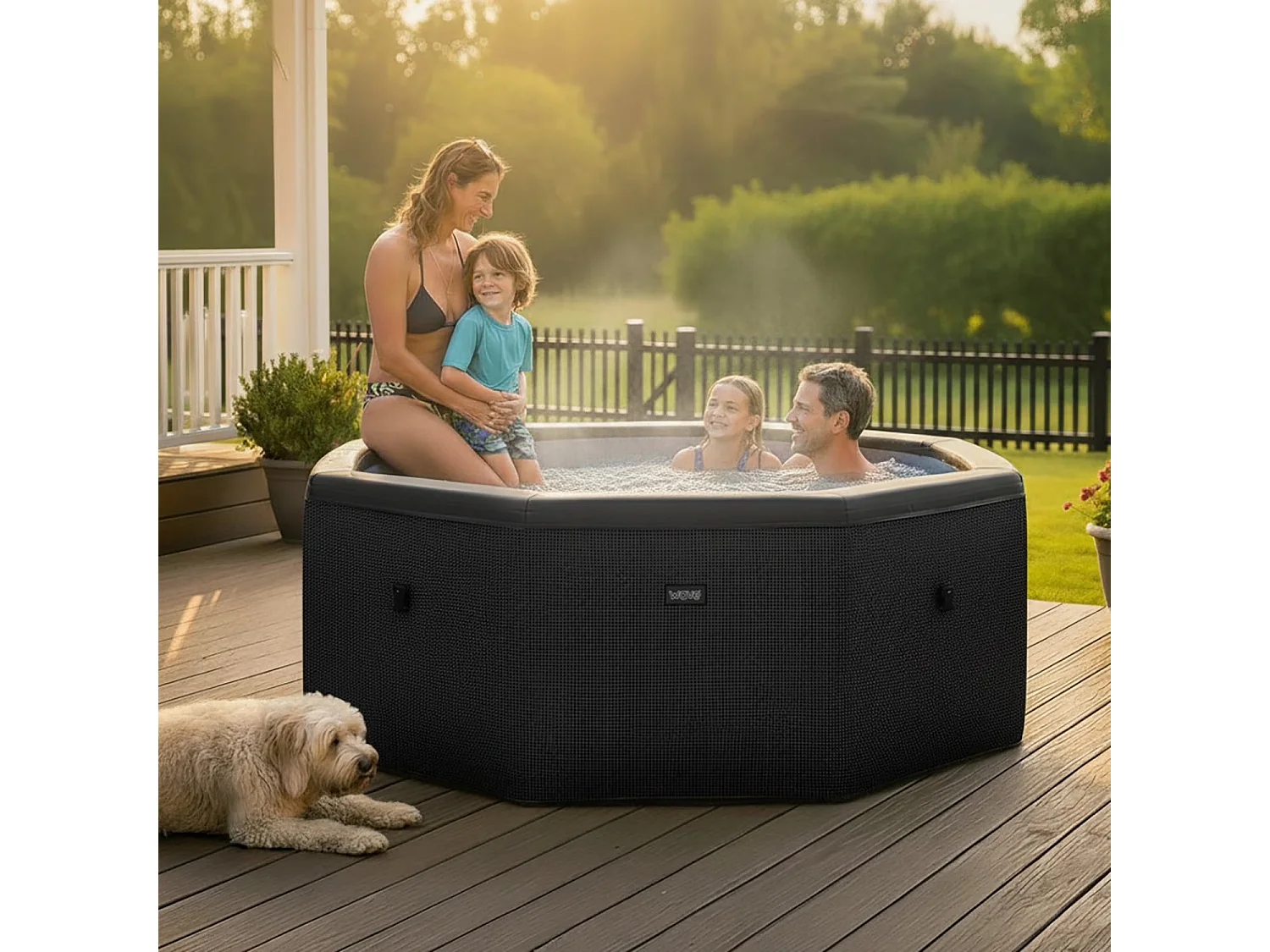 Wave Como | 6-Person Eco Foam Hot Tub | Integrated Heater