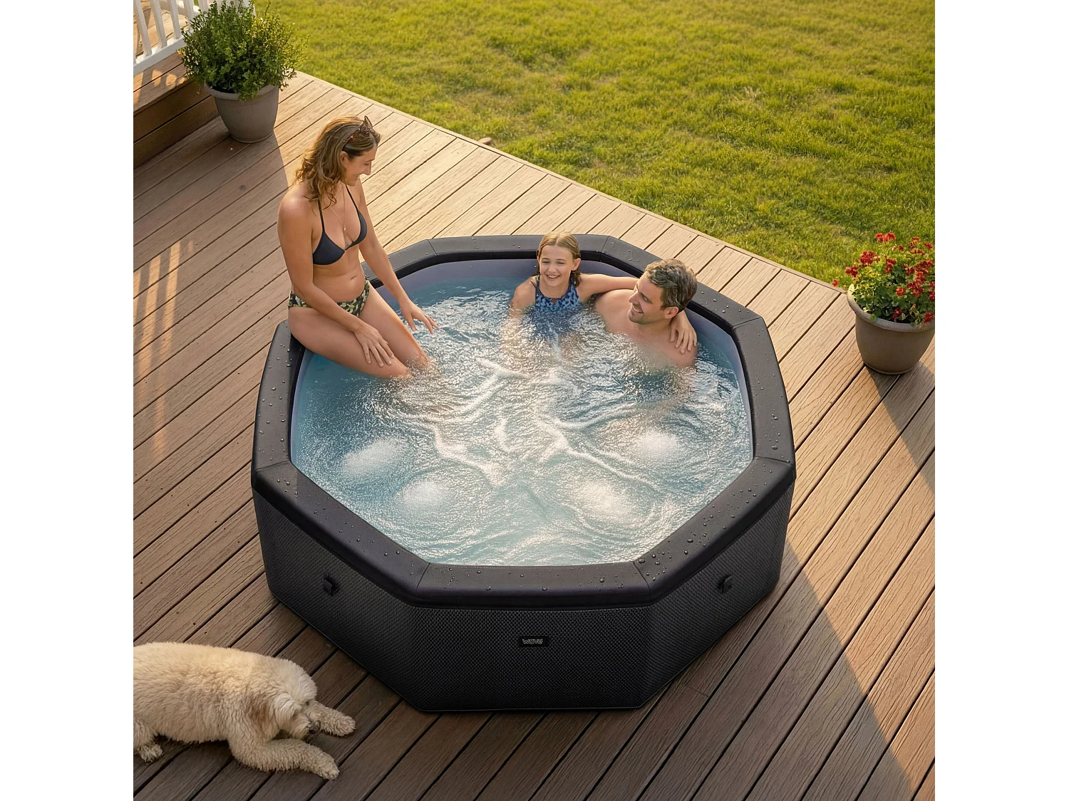 Wave Como | 6-Person Eco Foam Hot Tub | Integrated Heater
