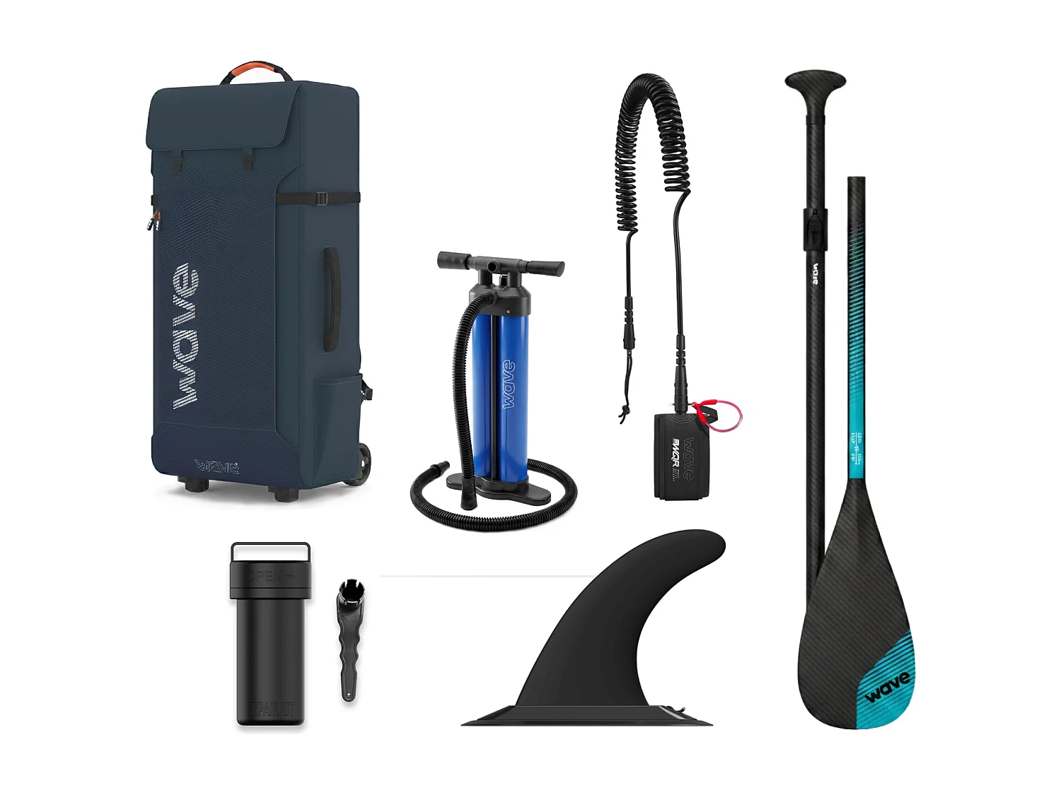Wave Pro 3.0 SUP | Inflatable Paddleboard | 12'6ft | Navy
