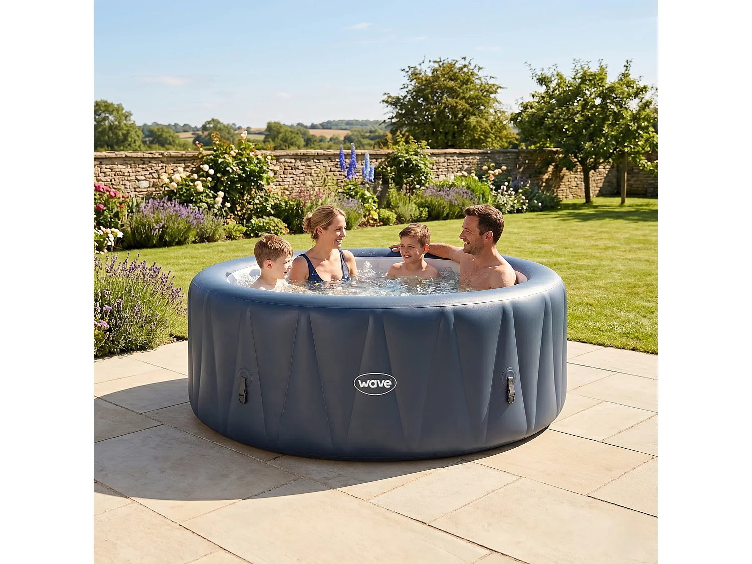 Wave Atlantic | 4-6 Person Round Inflatable Hot Tub