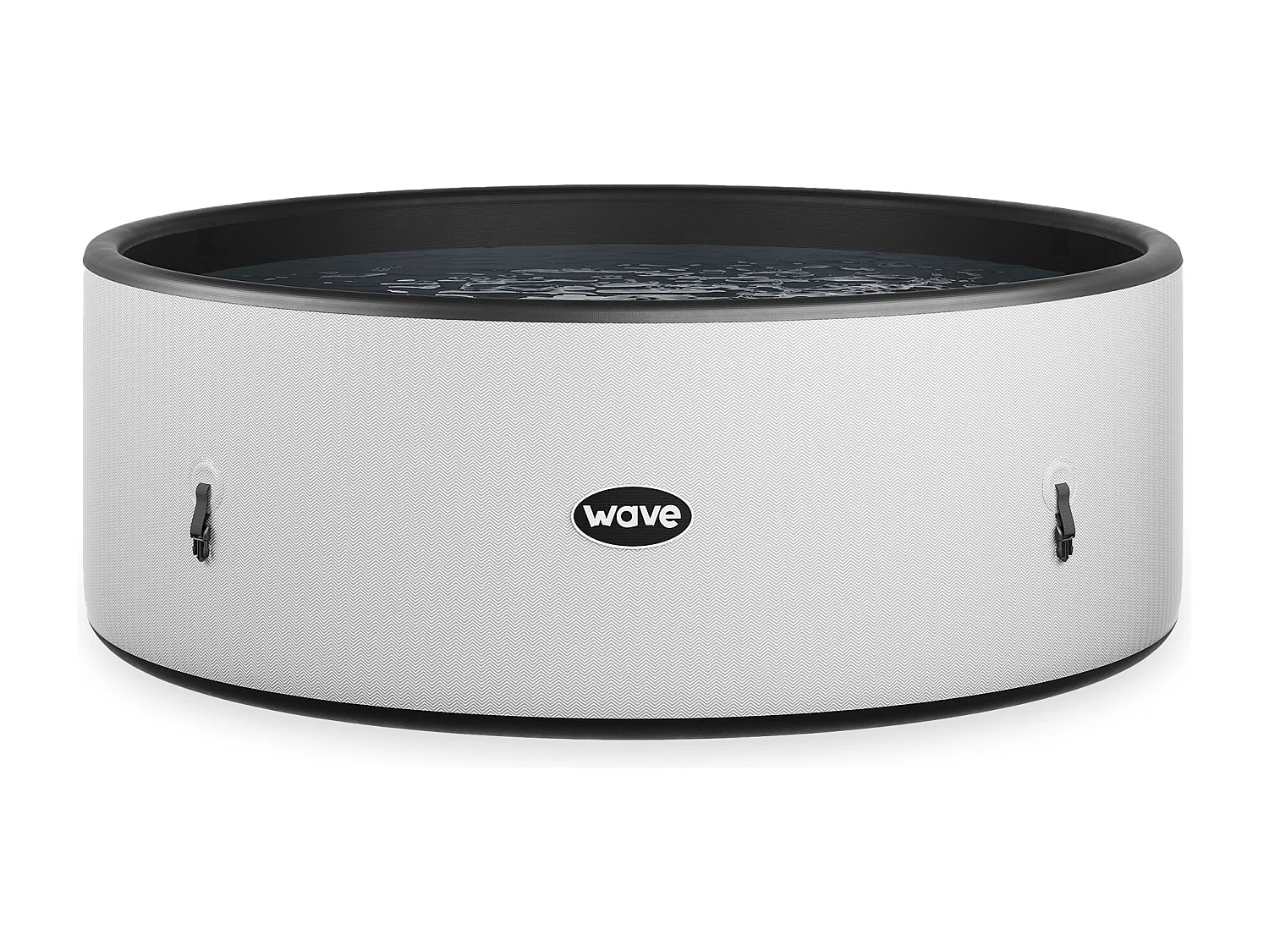 Wave Ontario 6-Person Round Inflatable Drop-Stitch Hot Tub & Spa | White