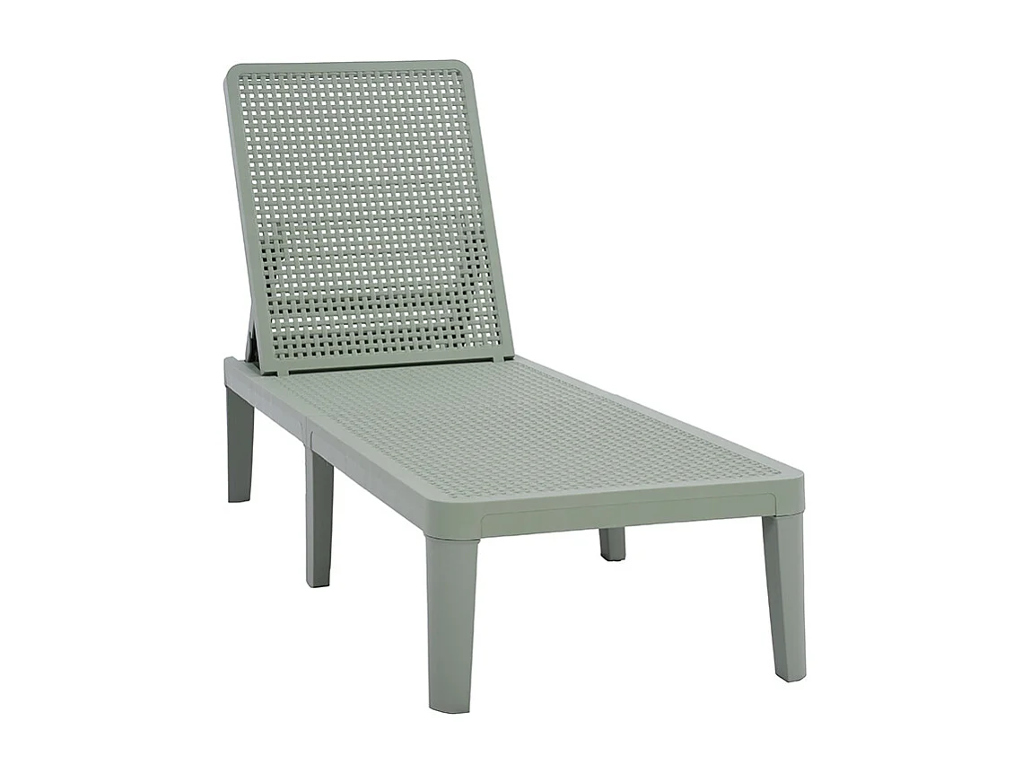 Bain de soleil en résine Vert SENNA