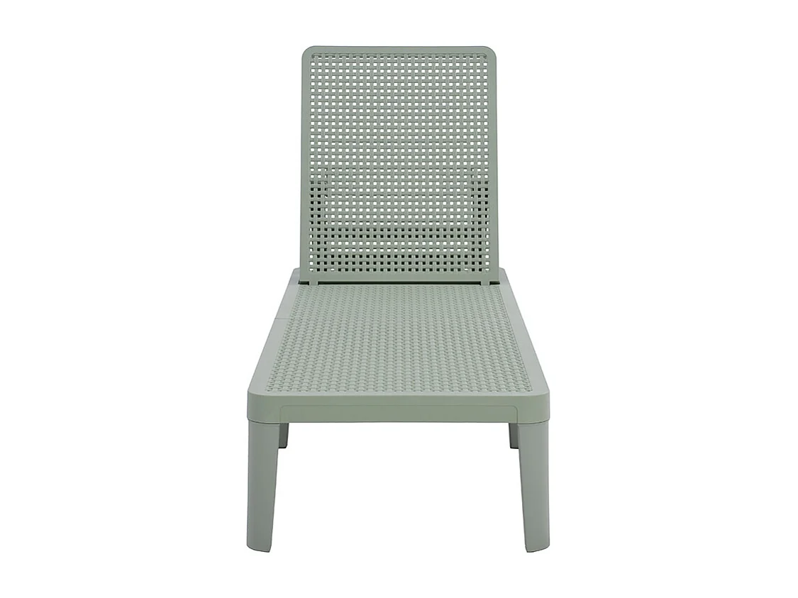 Bain de soleil en résine Vert SENNA