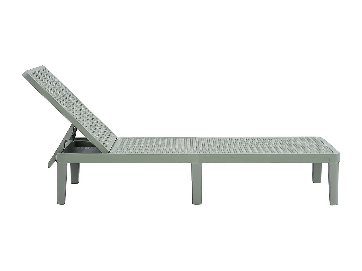 Bain de soleil en résine Vert SENNA