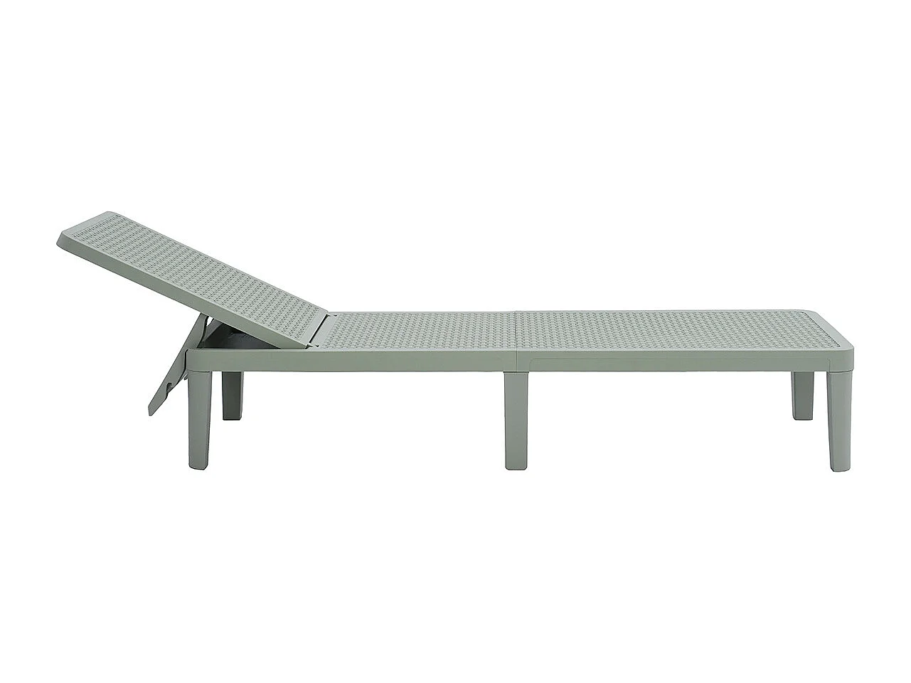 Bain de soleil en résine Vert SENNA