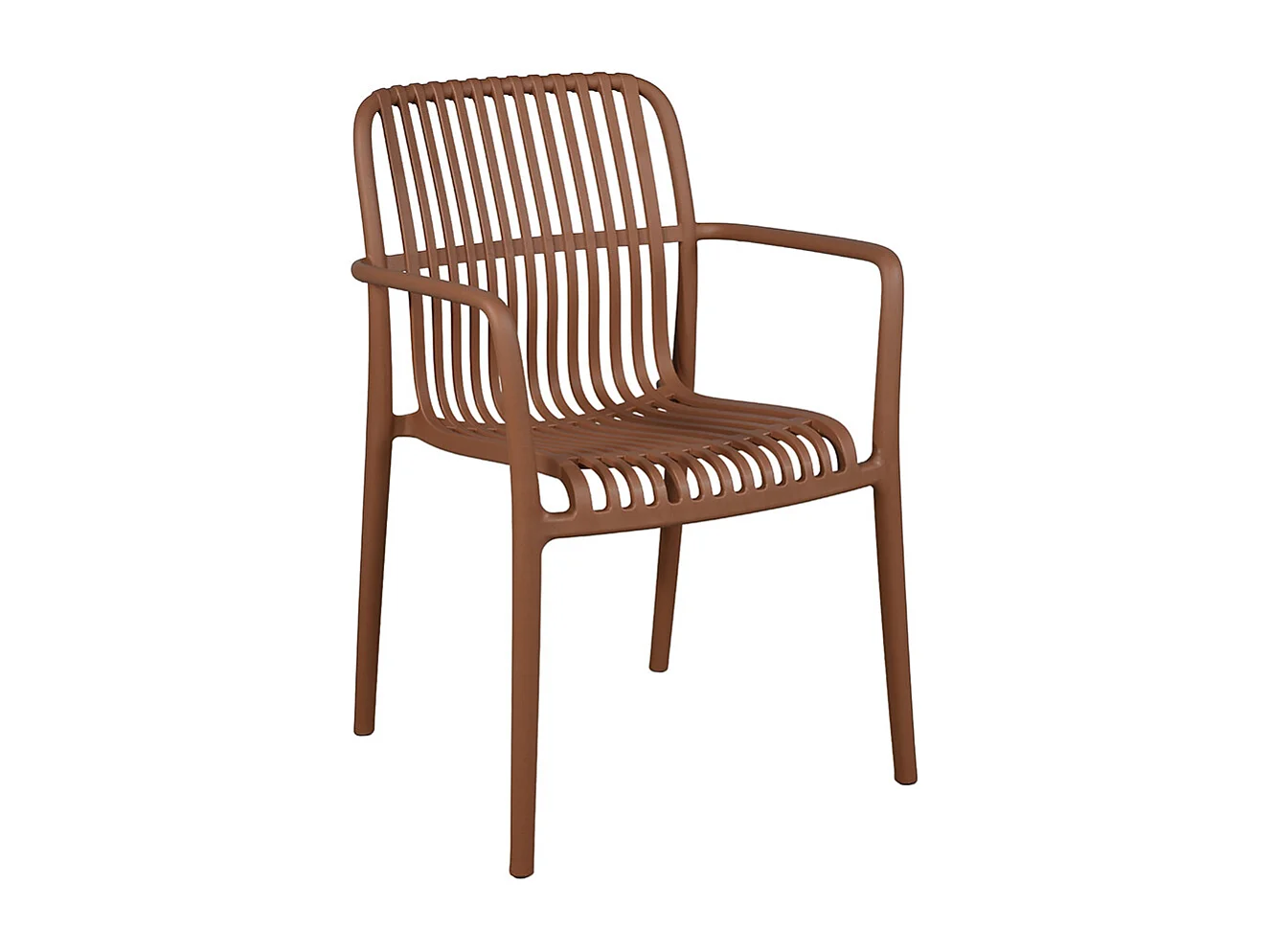 Chaise de jardin en résine Terracotta PALOMA