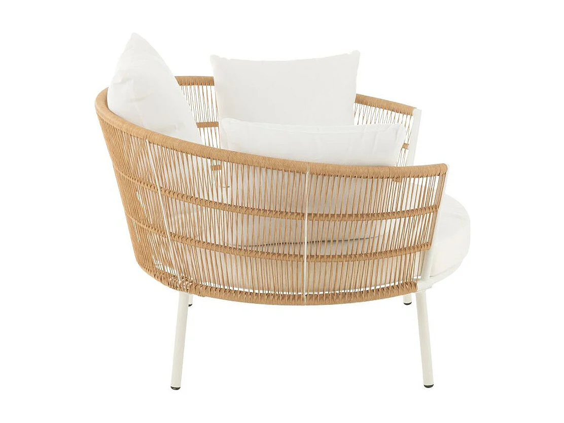 Fauteuil de Jardin "Poa" 118cm Blanc