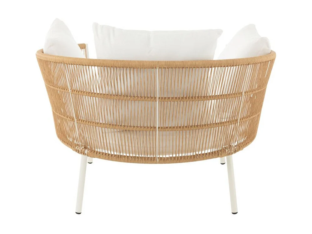 Fauteuil de Jardin "Poa" 118cm Blanc