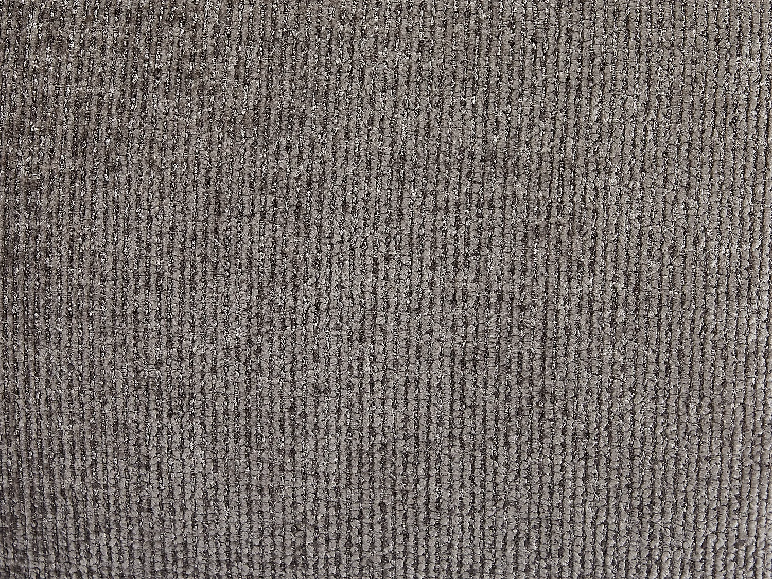 Canapé d'angle droit en tissu chenille taupe LALOPI