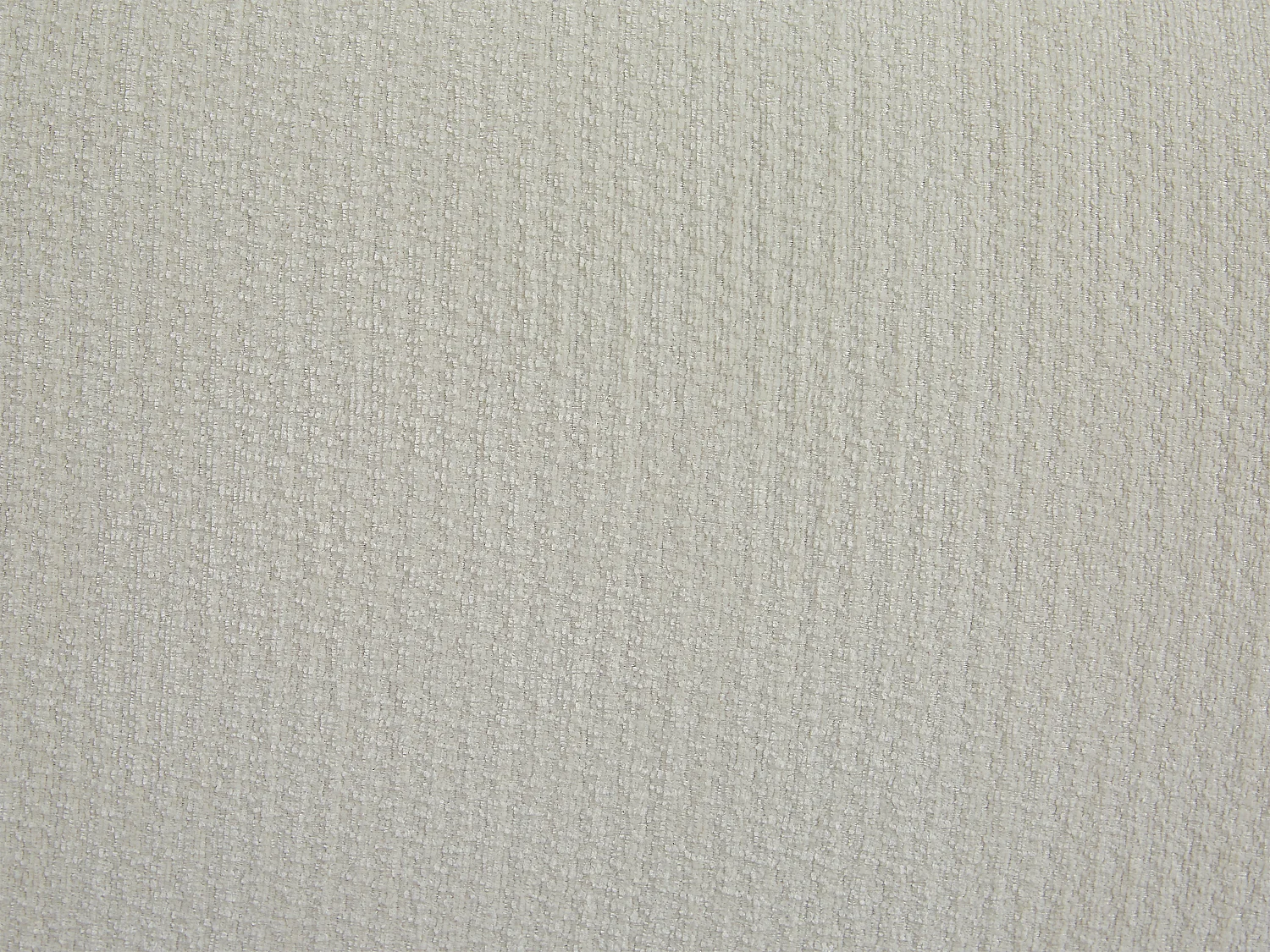 Canapé 3 places avec assise coulissante électrique en tissu chenille crème JONARIA