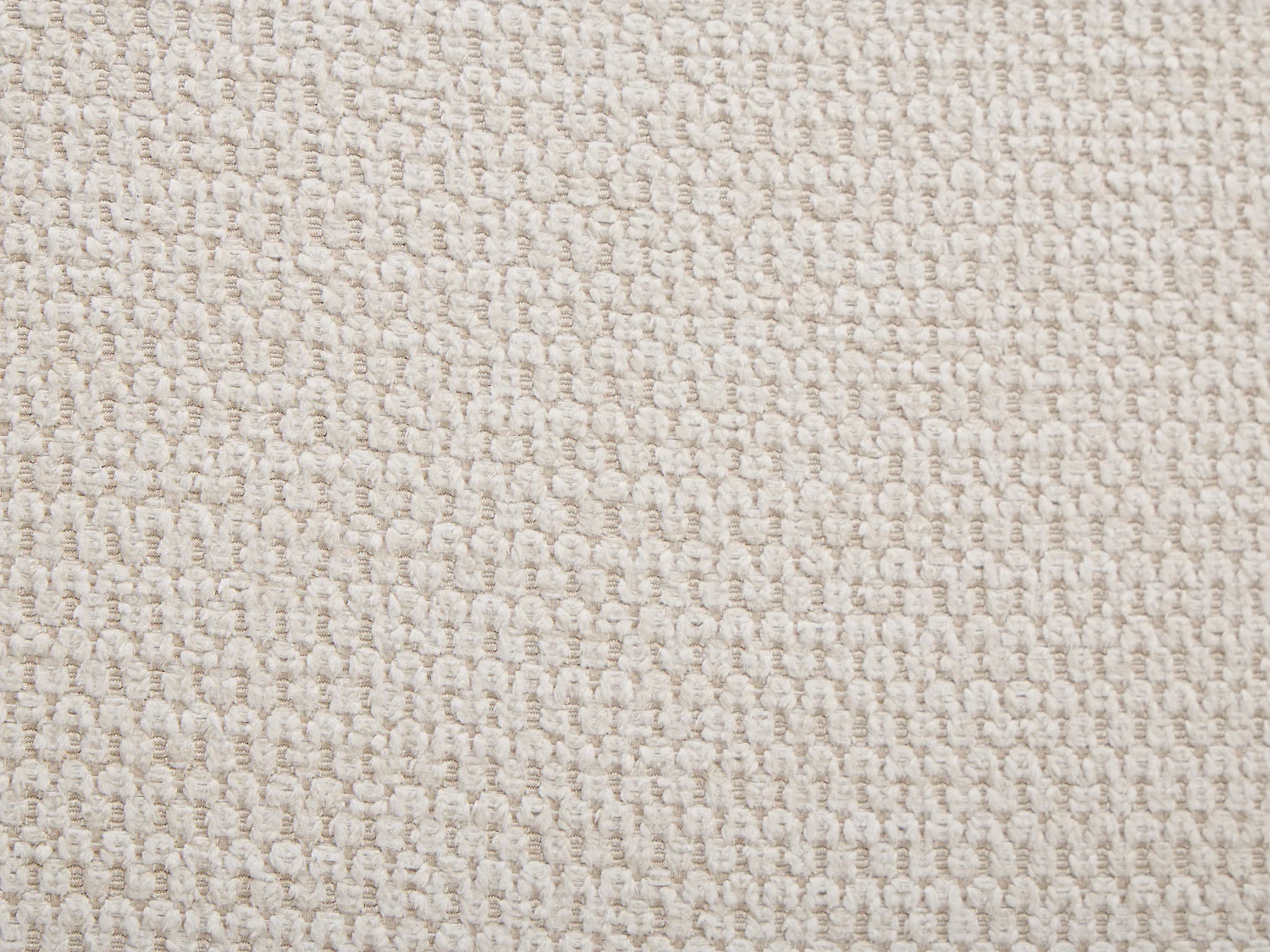 Fauteuil en tissu texturé beige avec pieds effet bois MIROSIA