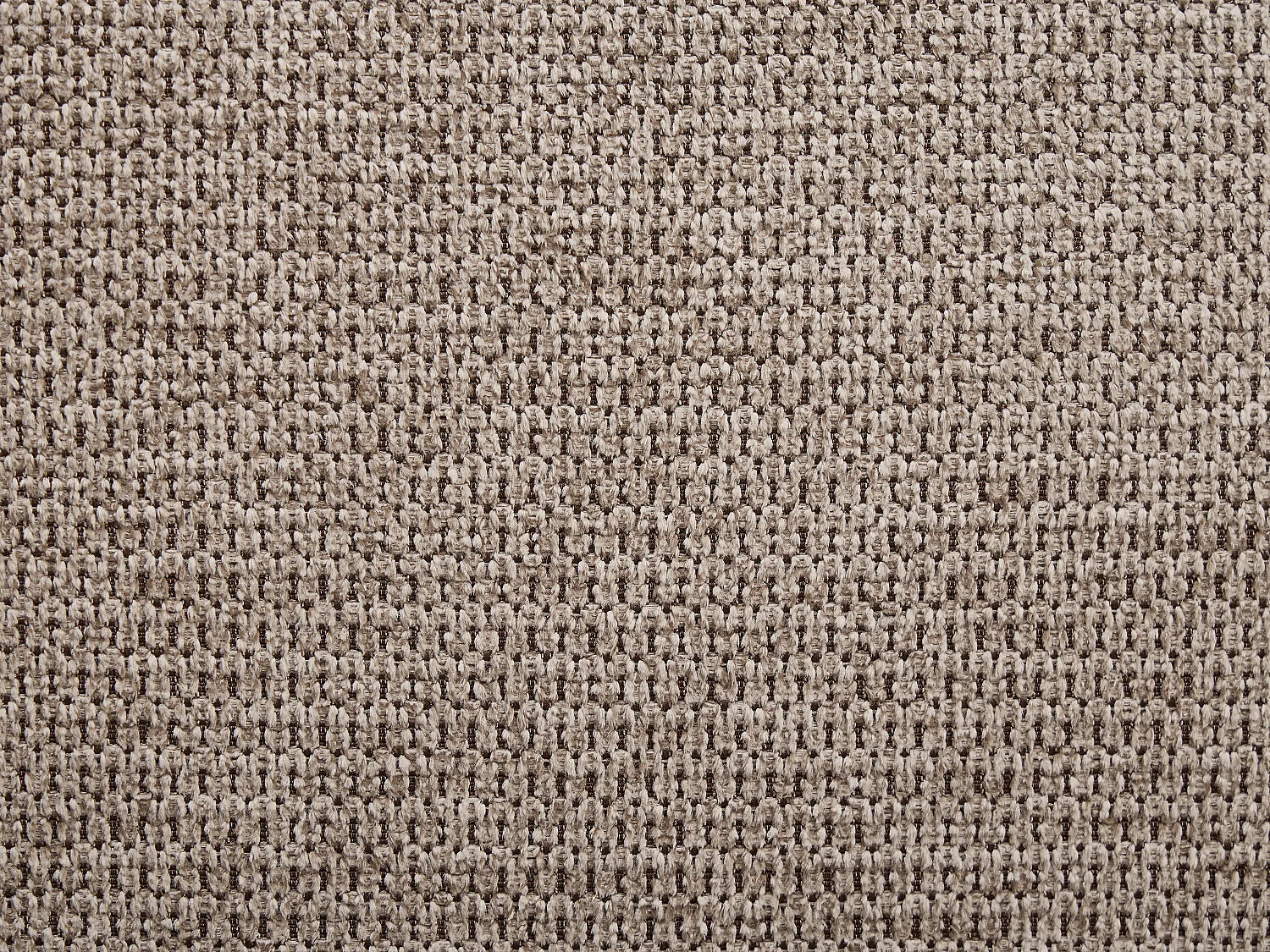 Fauteuil en tissu texturé taupe avec pieds effet bois MIROSIA