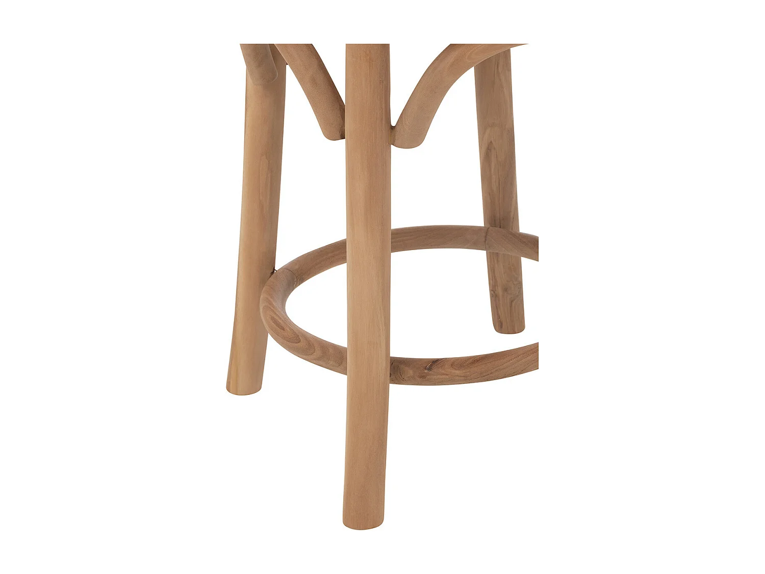 Tabouret en Teck "Ali" 50cm Naturel