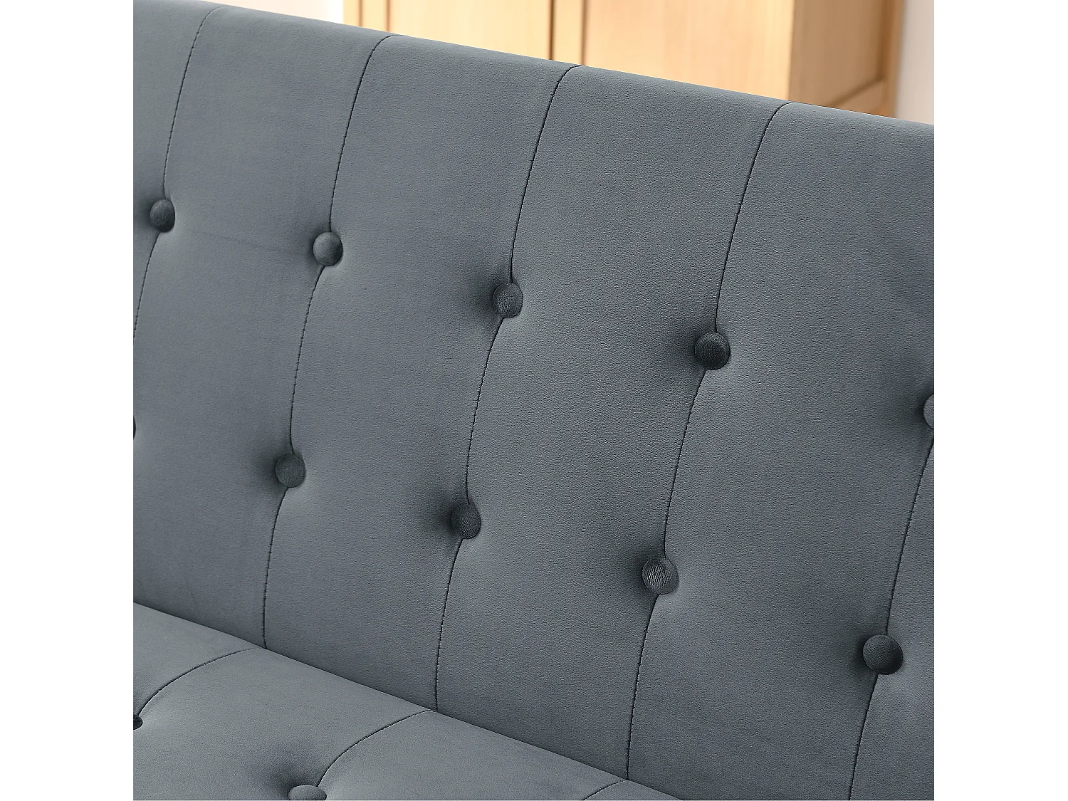 Olivia 3 Seat Sofa Bed Set - Grey