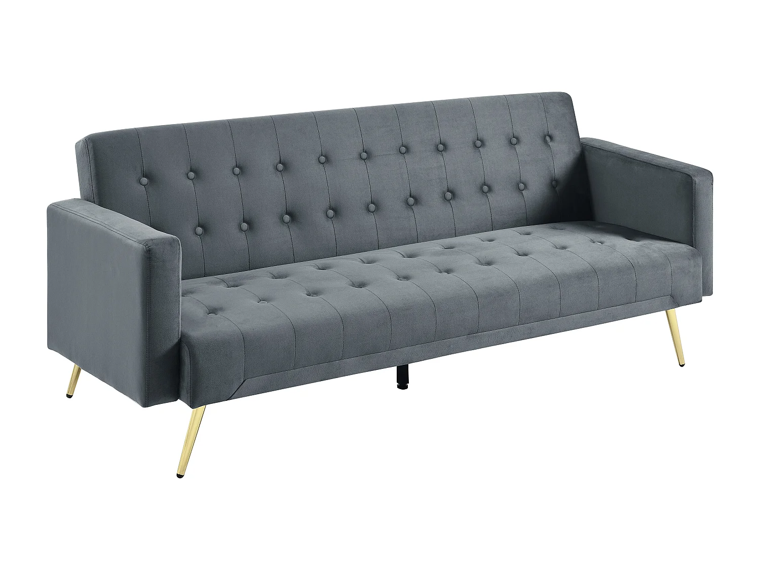 Olivia 3 Seat Sofa Bed Set - Grey