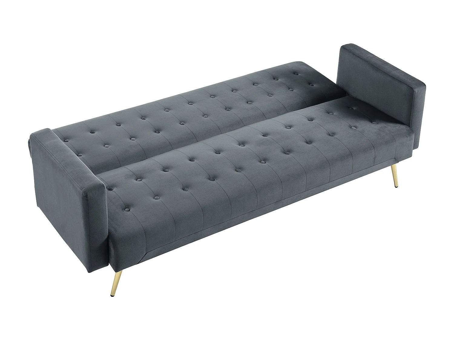 Olivia 3 Seat Sofa Bed Set - Grey