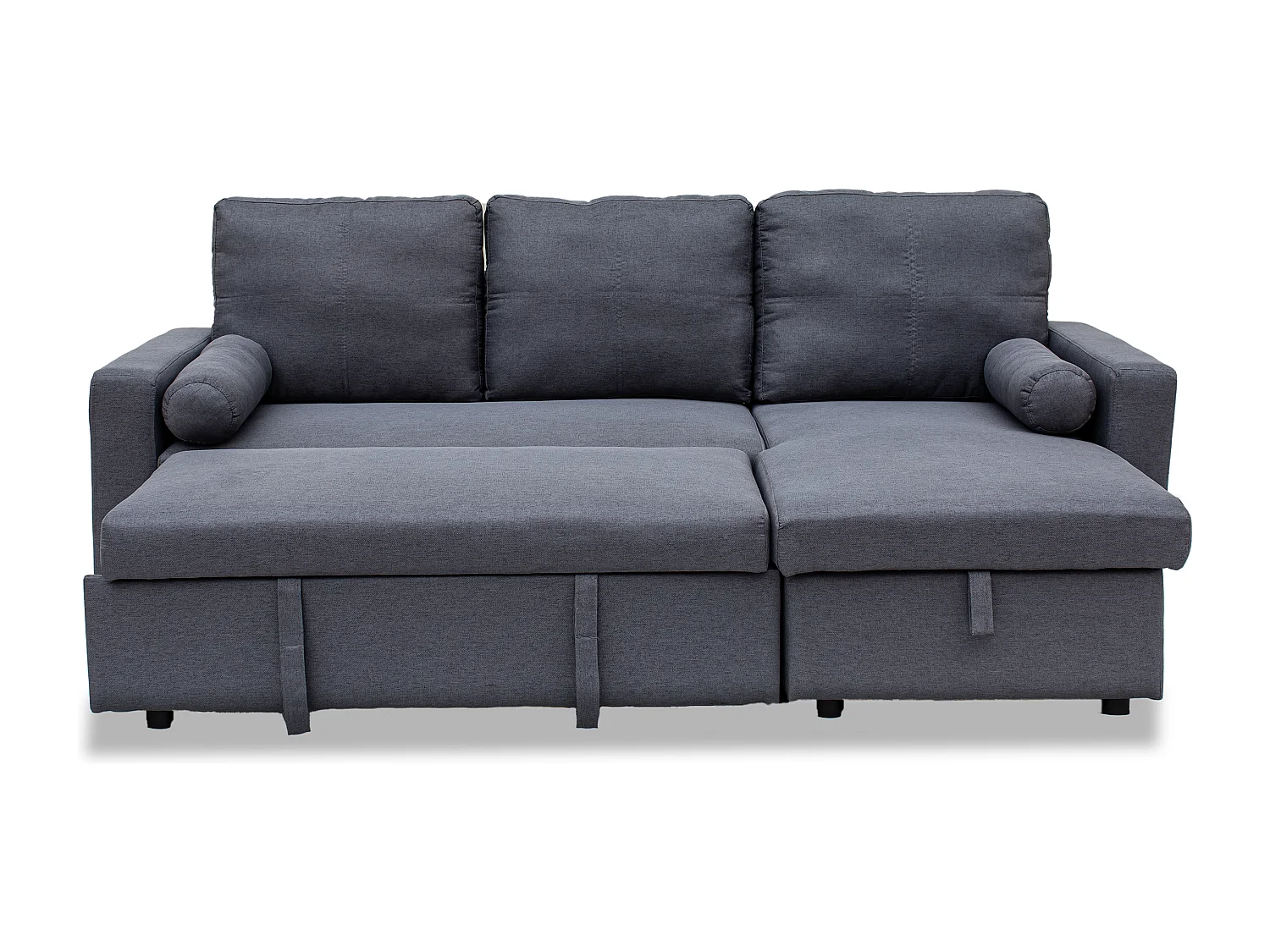 Manhattan 3 Seat Corner Sofa Bed Set - Left or Right - Grey