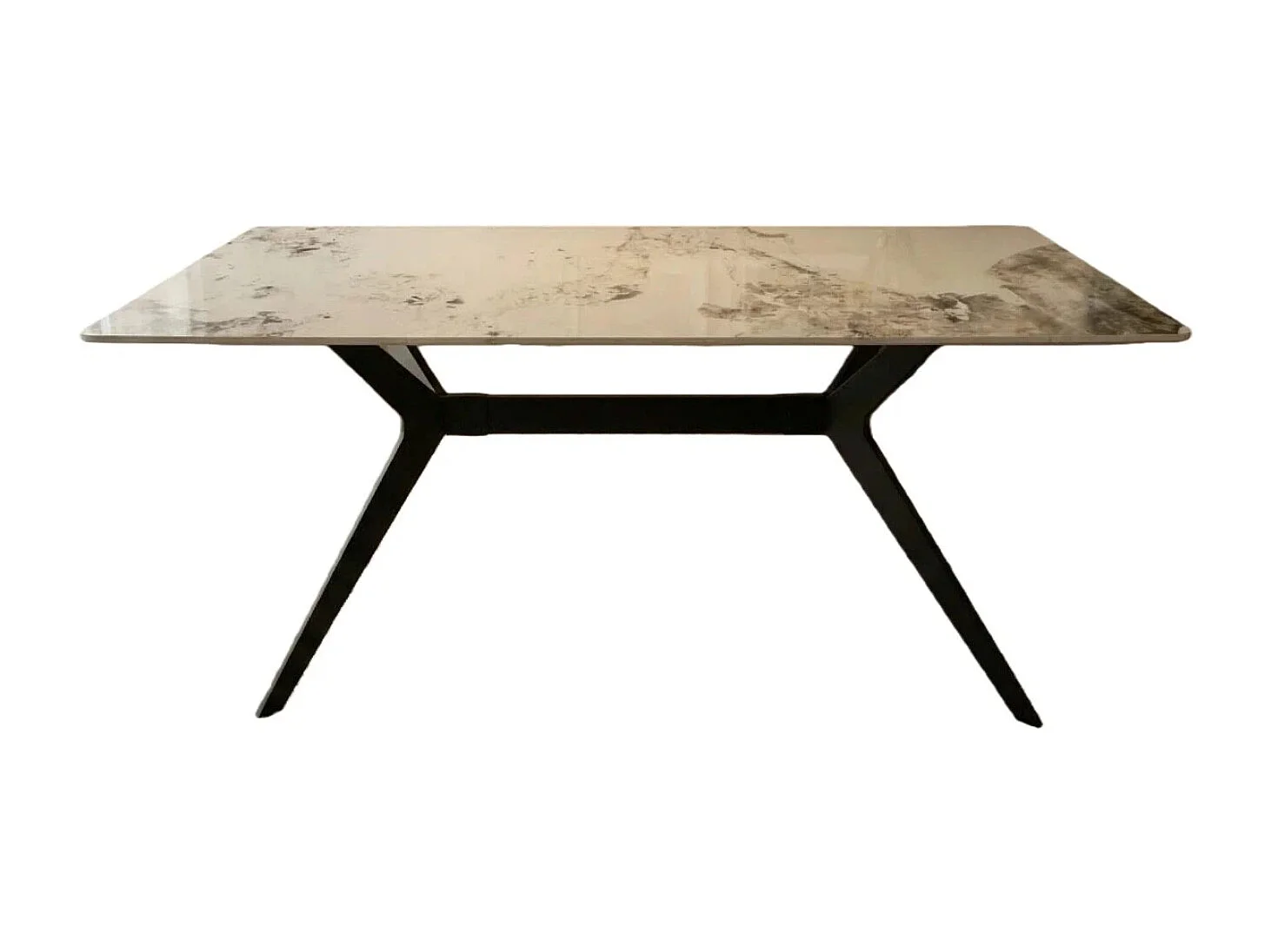 San Diego Marble Top Dining Table with Charlotte Velvet Chairs - Grey
