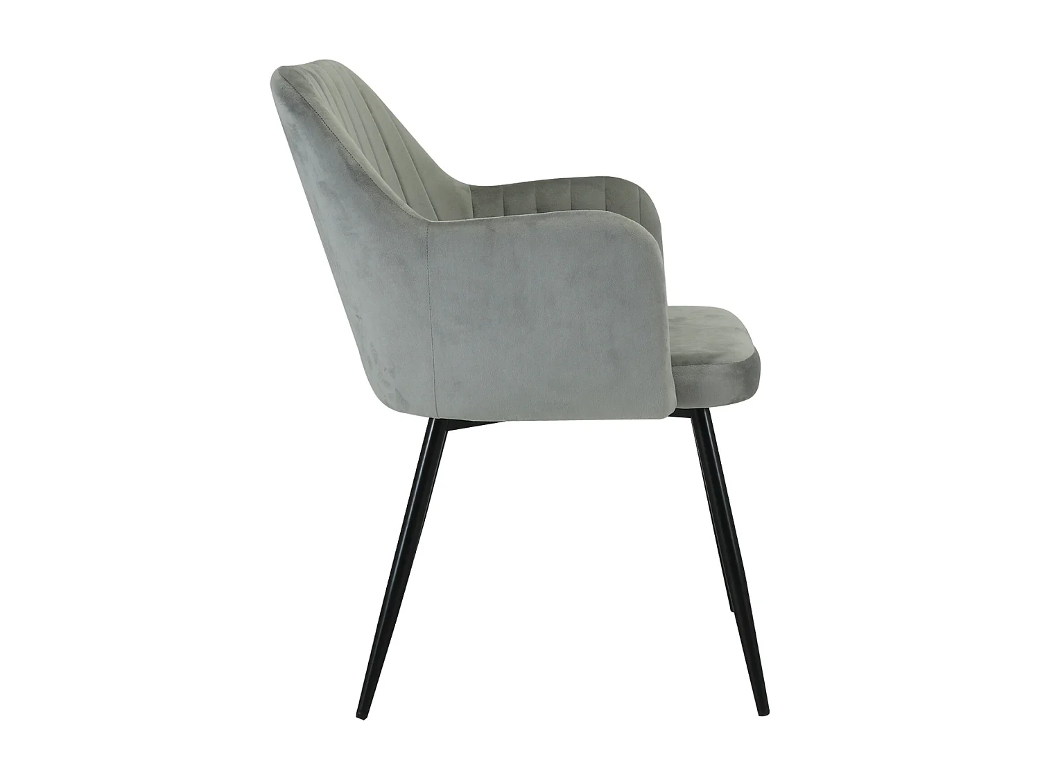 San Diego Marble Top Dining Table with Charlotte Velvet Chairs - Grey