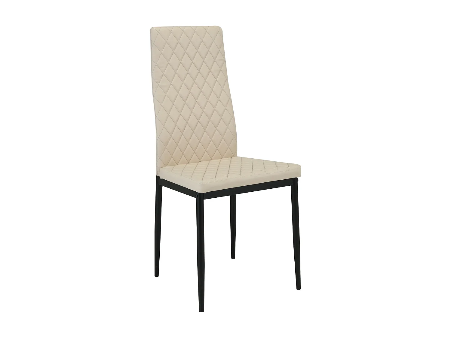 San Diego Marble Top Dining Table with Emily Leather Chairs - Champagne