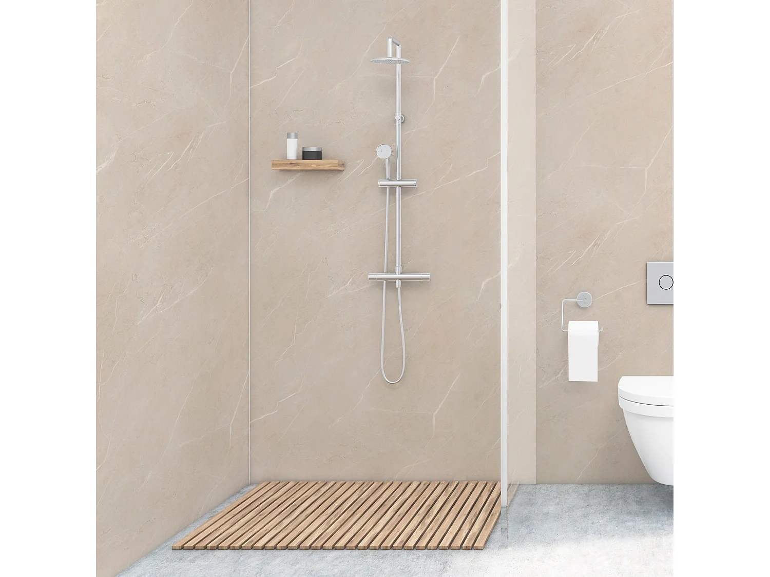 PANNEAUX MURAUX DOUCHE  XL Salina 90x260cm