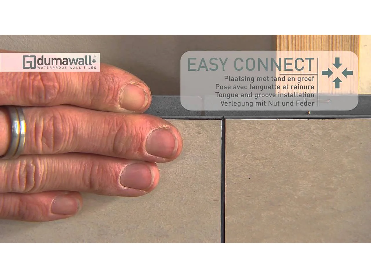 panneaux muraux douche - dalle pvc dumawall+ gloss tavira 37,5 cm ht x 65 cm lg - lot de 8 plaques - 1,95 m2