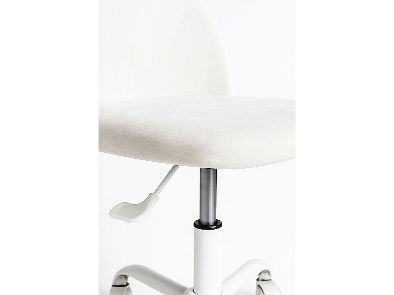 Silla de Escritorio sin brazos White Vint Office - Diseño innovador - Ideal para Estudio y Oficinas