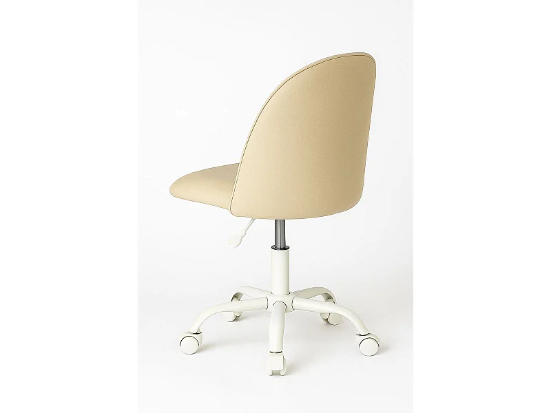 Silla de Escritorio sin brazos White Vint Office - Diseño innovador - Ideal para Estudio y Oficinas